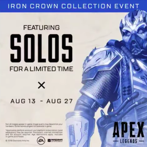 Apexで新イベント Iron Crown Collection 待望のソロモードの攻略や詳細について Snsデイズ